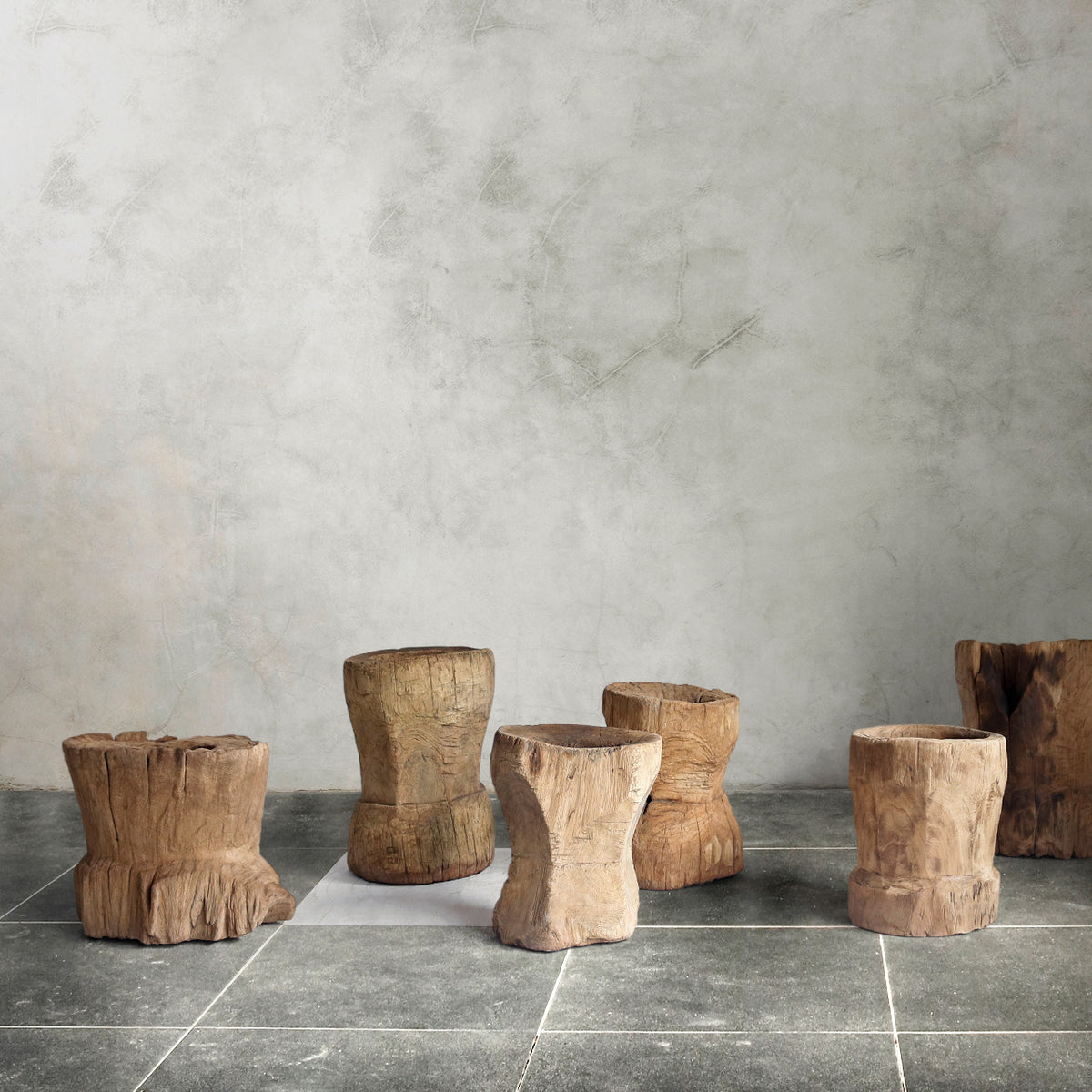 Handmade recycled teak decorative piece – the Mumbai Lumpang, boho decor made in Bali