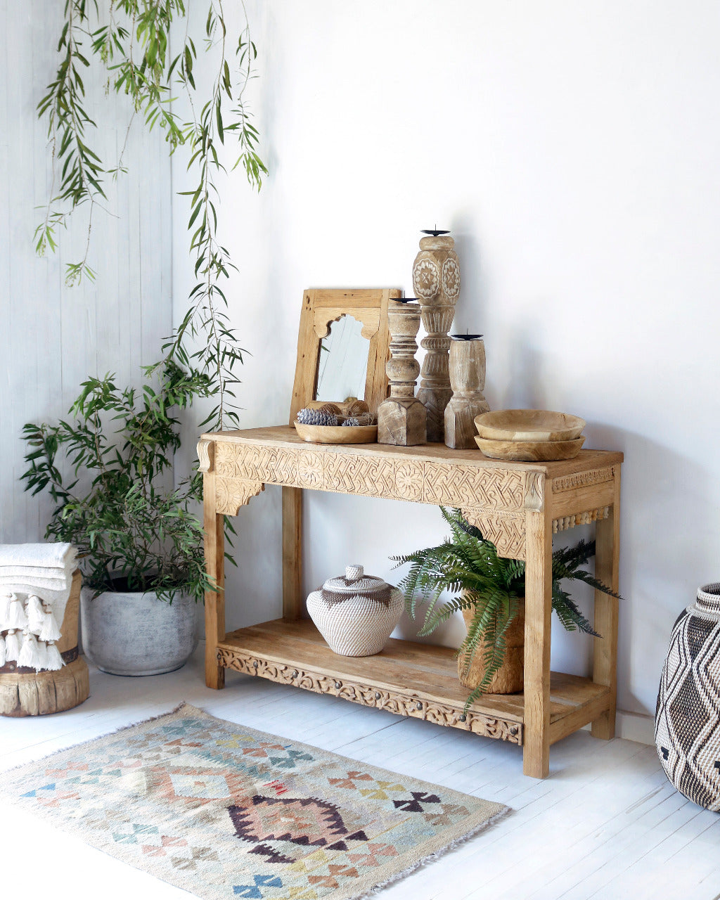 Mumbai console table by BaliSouk – boho furniture made in Bali