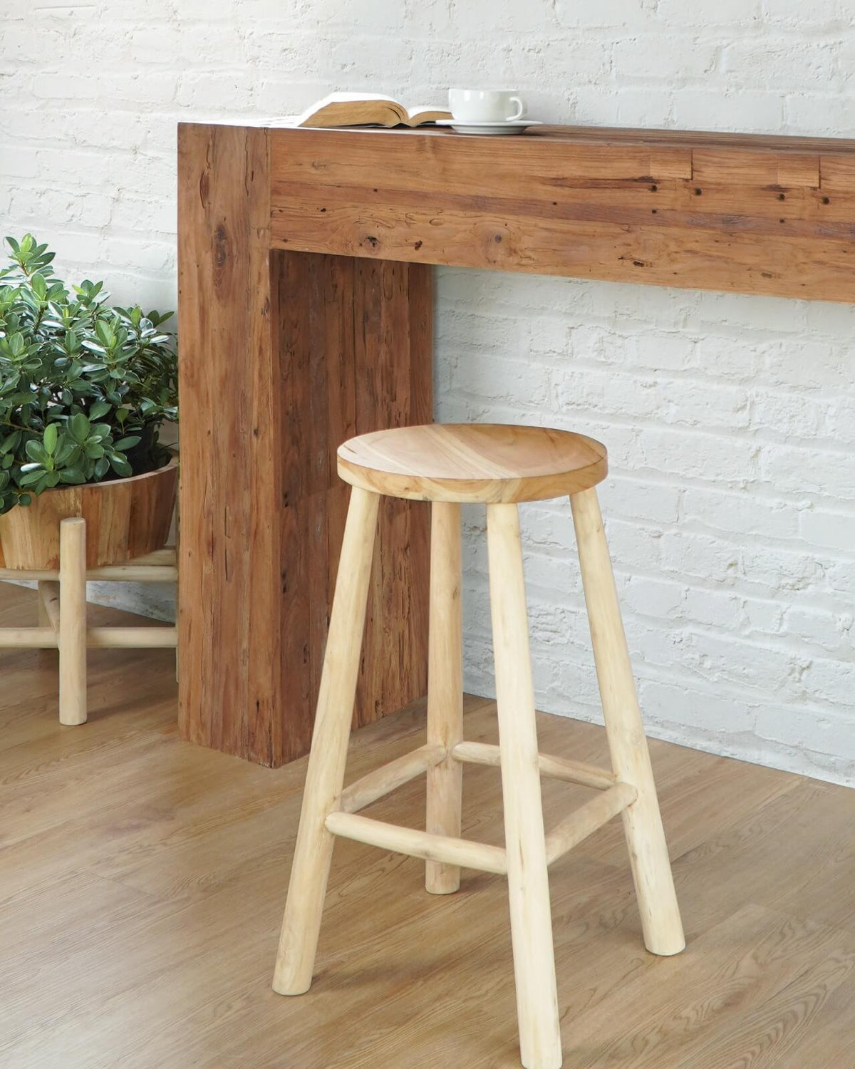 Timoty Bar Chair Without Cushion – Set of 2