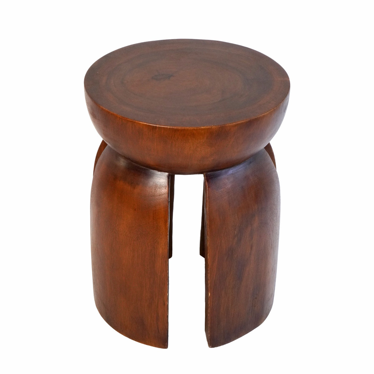 Mustang side table, boho furniture handmade by Balinese artisans