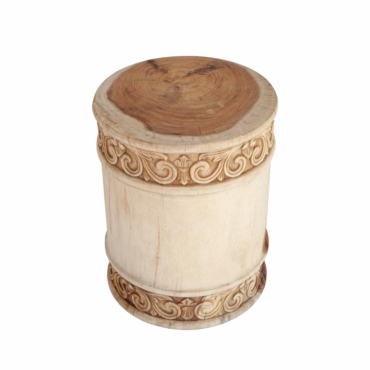 Taylor Fine Sanded-Rustic side table by BaliSouk – boho furniture made in Bali