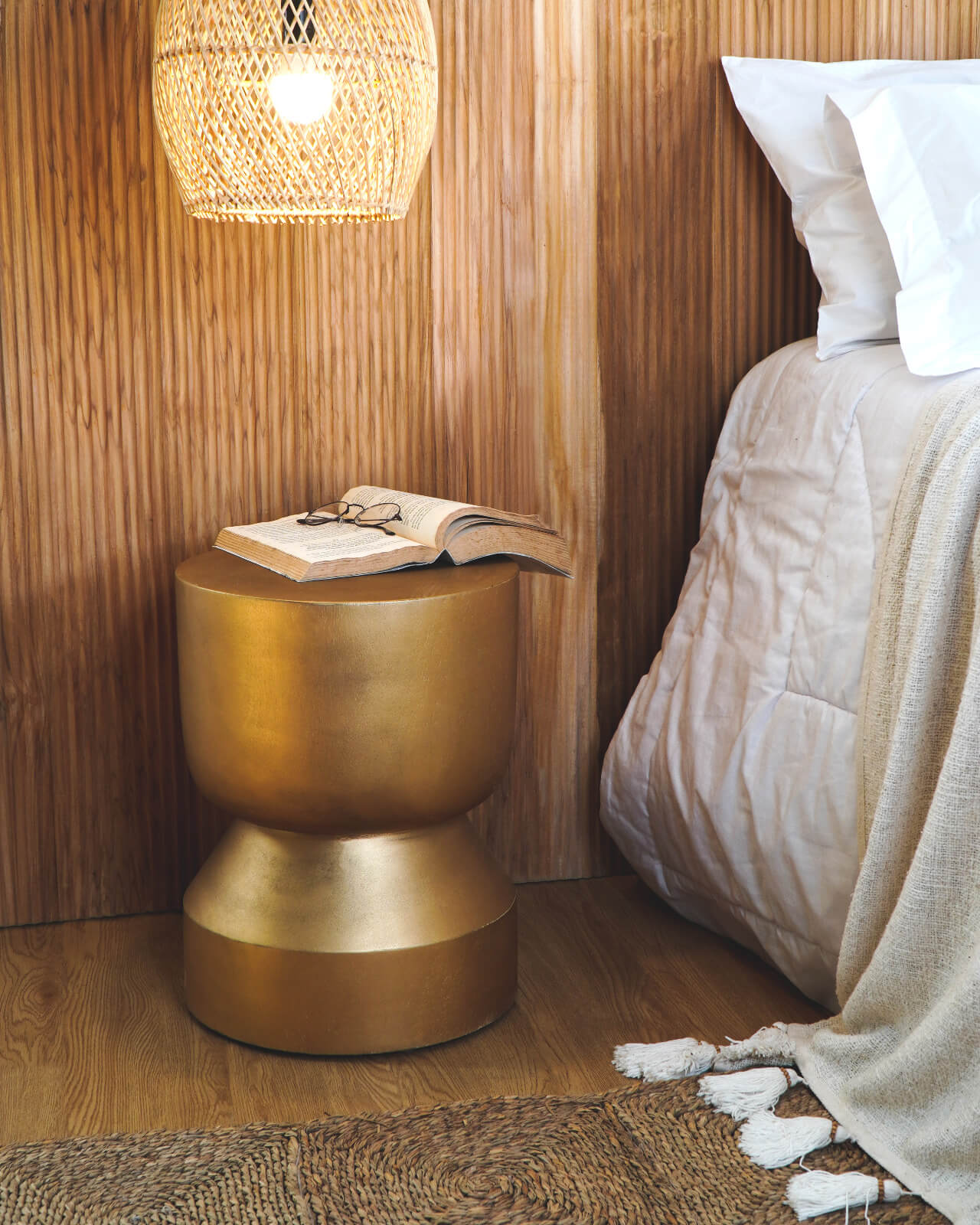 Golden Side Table