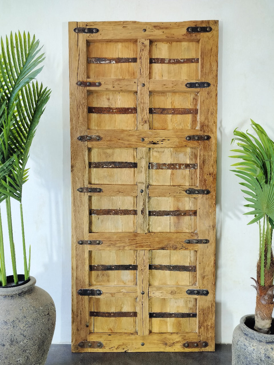 Recycled teak carved door Lasem – boho decor handcrafted in Bali by BaliSouk
