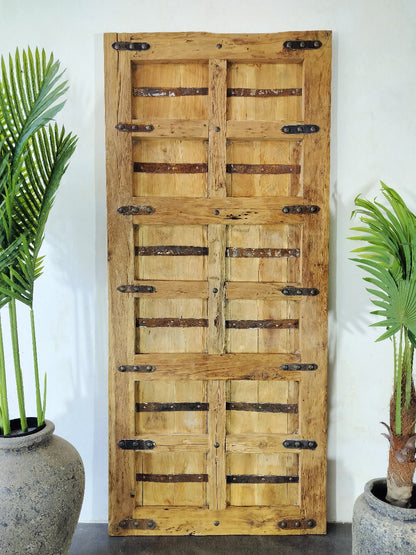 Recycled teak carved door Lasem – boho decor handcrafted in Bali by BaliSouk