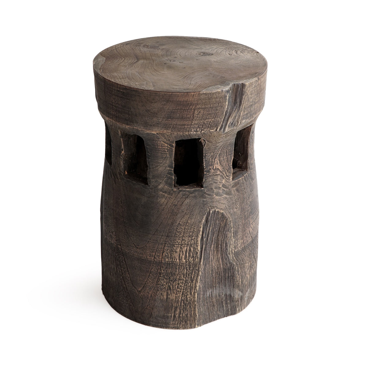 Reclaimed wood side table Broome – handmade in Bali, boho style