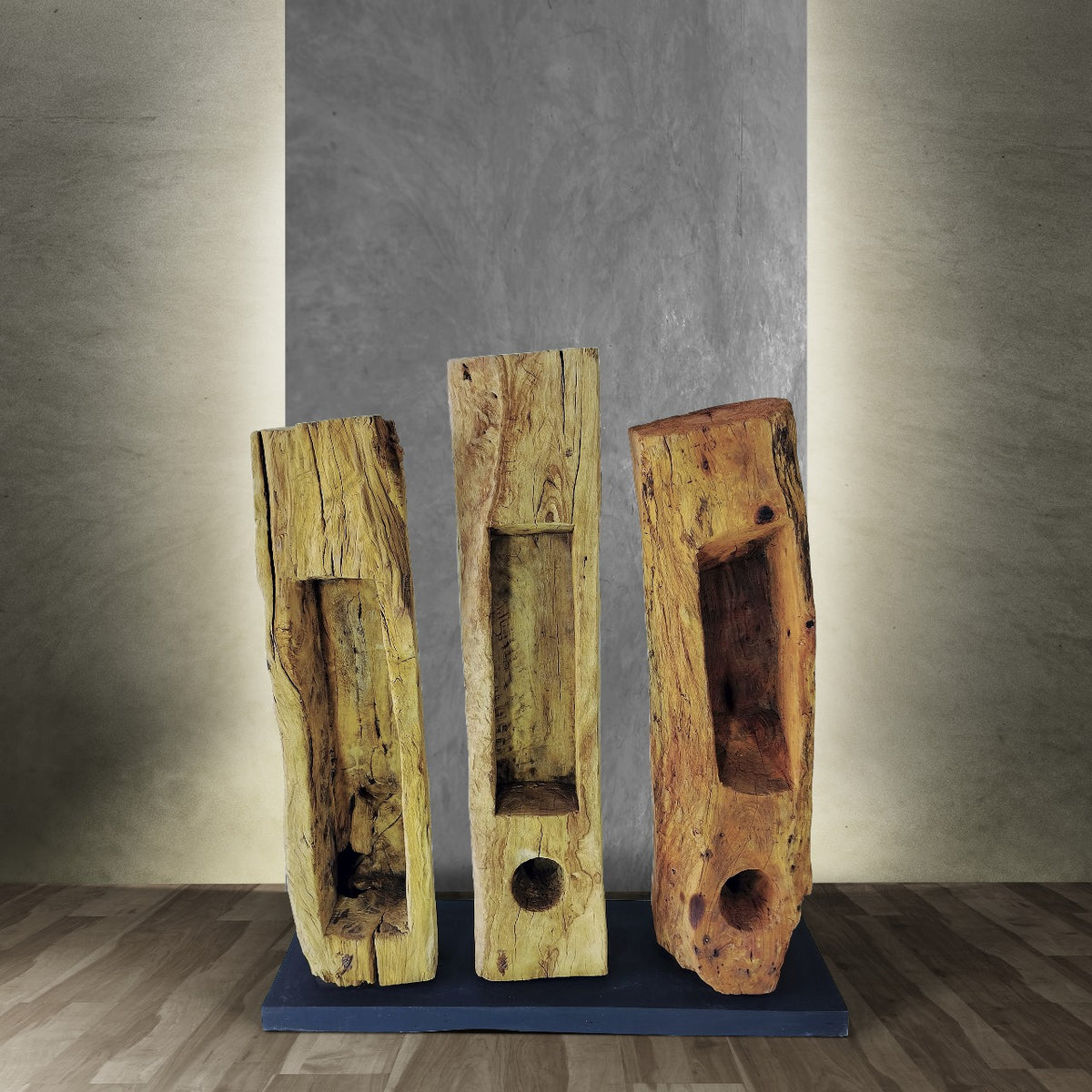 Handmade teak decorative piece – the Lesung, boho decor made in Bali