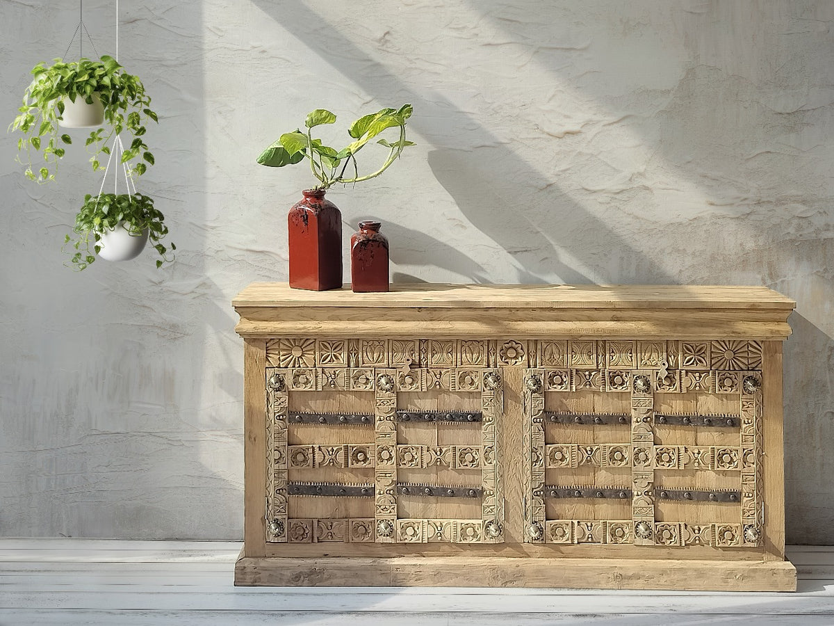 The Bugis Doors buffet – natural materials, boho furniture handmade in Bali
