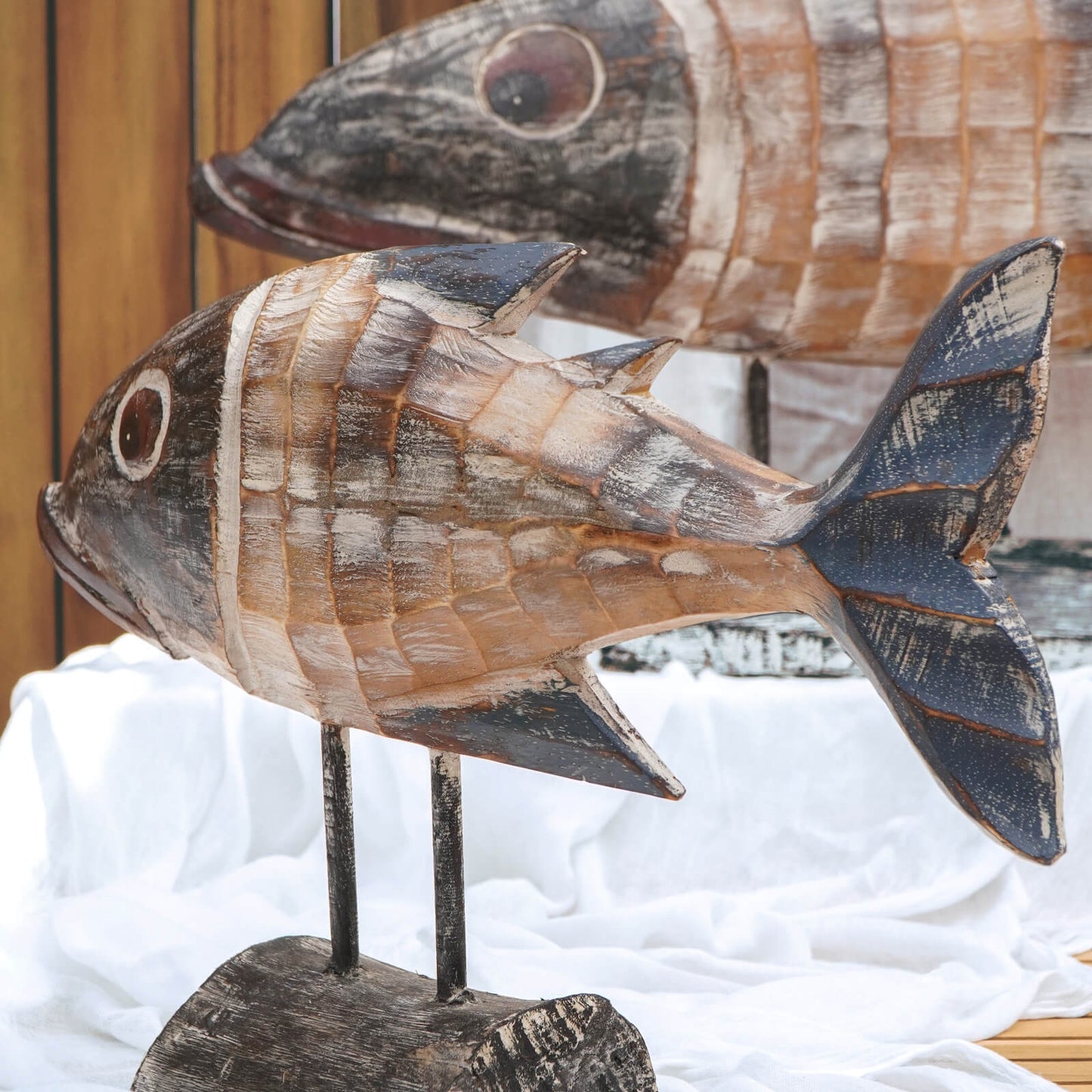 Fish Deco On Stand - Medium