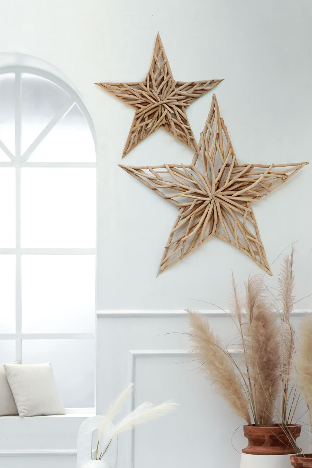 Comet Star Wall Deco Set Of Two