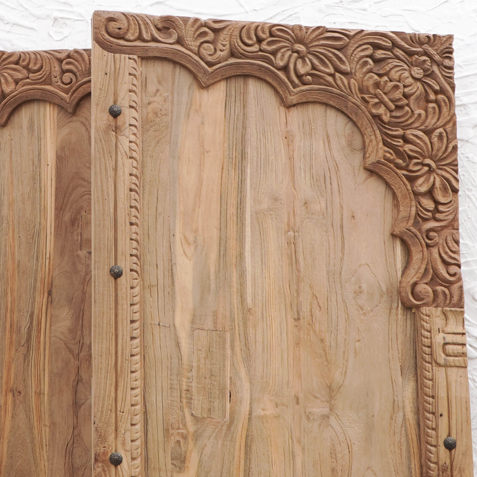 Rembang Carving Door Set Of Two - Left And Right