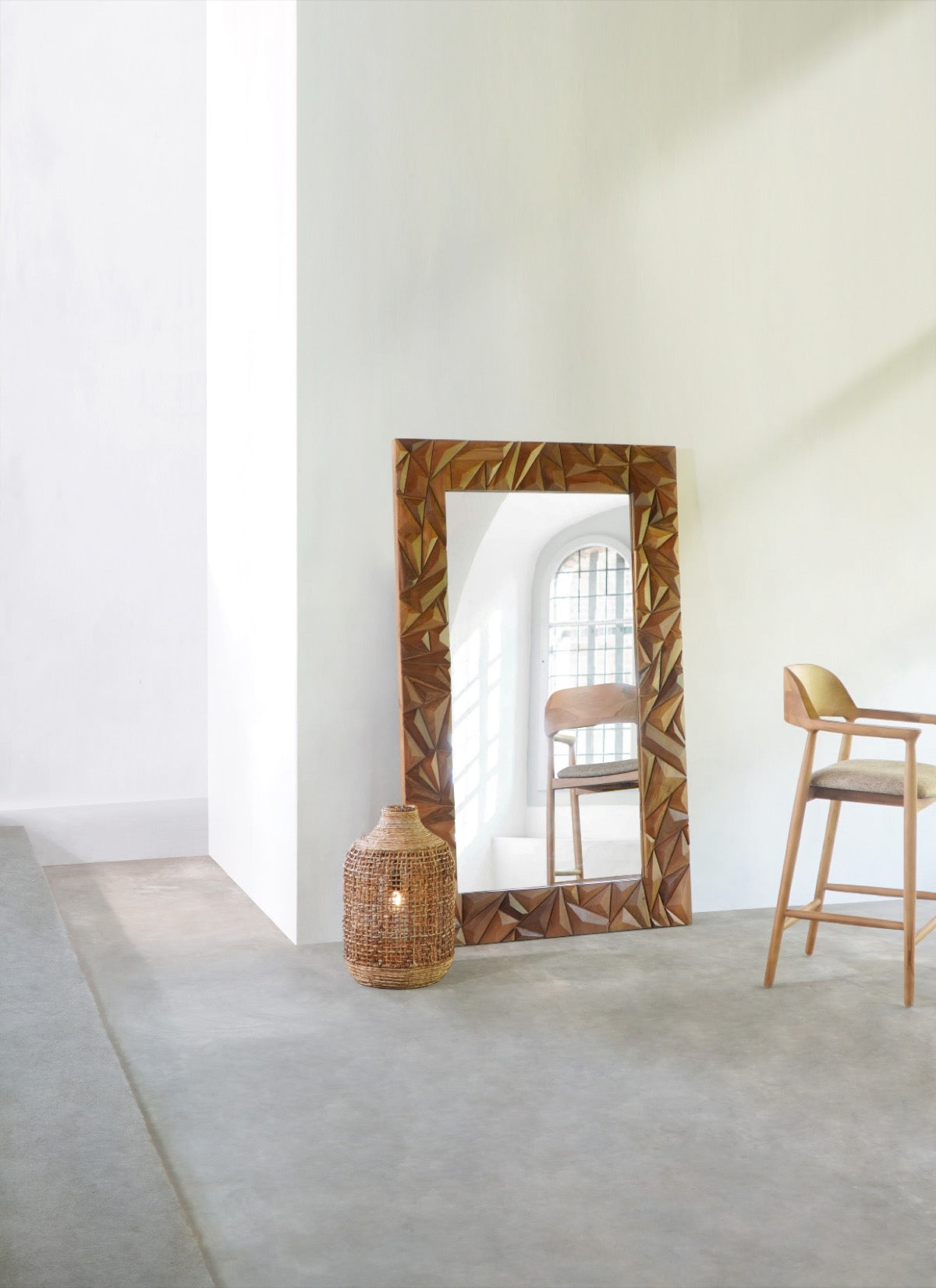 Barney Patch Standing Mirror