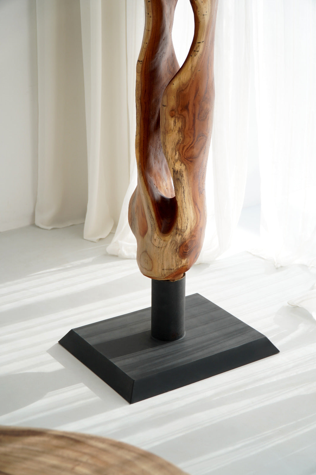 Teak decorative piece – Art, natural natural materials in boho style