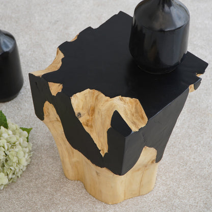Teak stool Buck – handmade in Bali, boho style