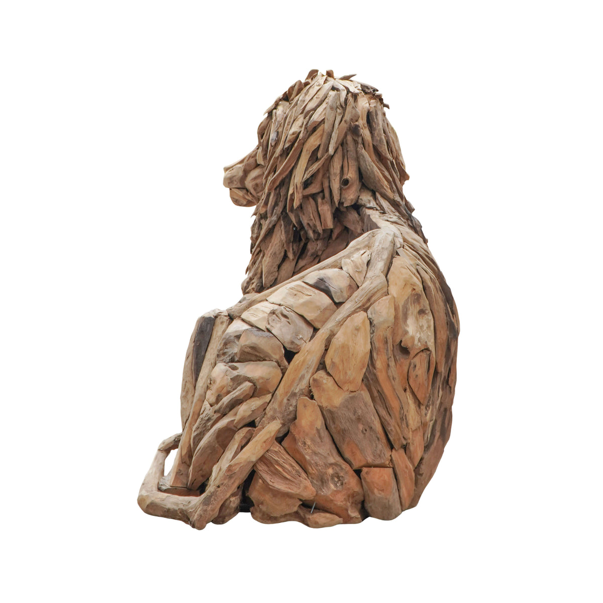 Lion Bench reclaimed teak 2-seater sofa, Bali furniture handmade by local artisans