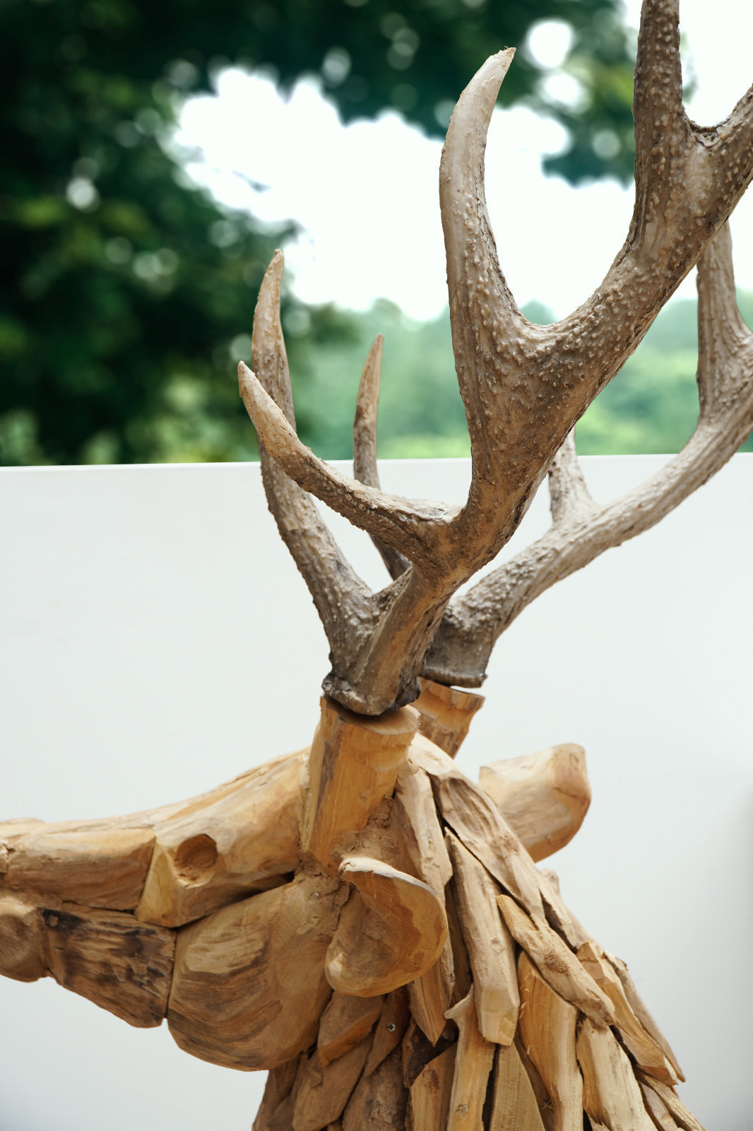 Deer Bench reclaimed teak 2-seater sofa, handcrafted Bali furniture for indoor spaces