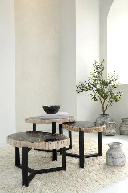 Bali Furniture – Mykonos Coffee Table Set Of Three – Mykonos Coffee Table Set Of Three brings