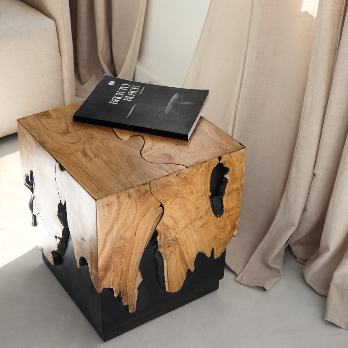 Julius Waterfall stool by BaliSouk – boho furniture made in Bali