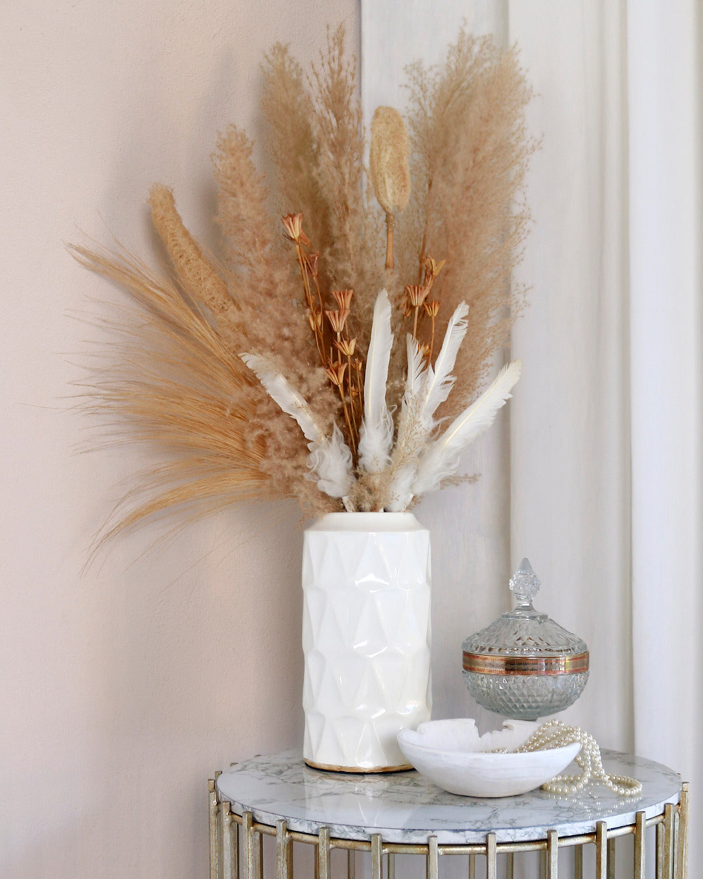 Terracotta vase – Kofi Glossy – boho decor handmade in Bali by BaliSouk
