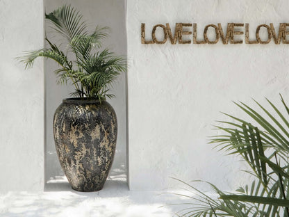 Sparta Round Vase Deco