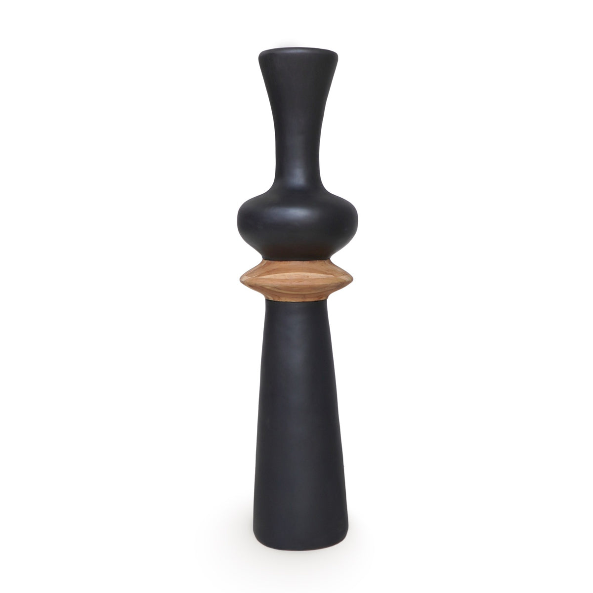 Fibre cement vase – Glenn, natural natural materials in boho style