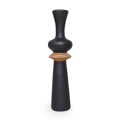 Fibre cement vase – Glenn, natural natural materials in boho style