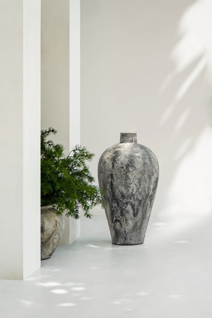 Terracotta vase – Zaki – boho decor handmade in Bali by BaliSouk