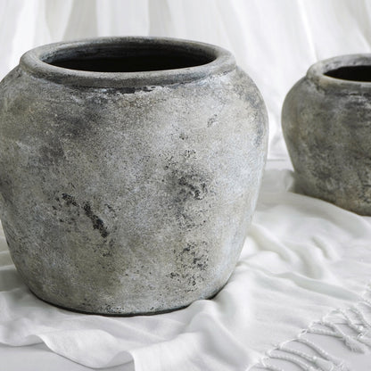 Zaki vase, boho decor handmade by Balinese artisans