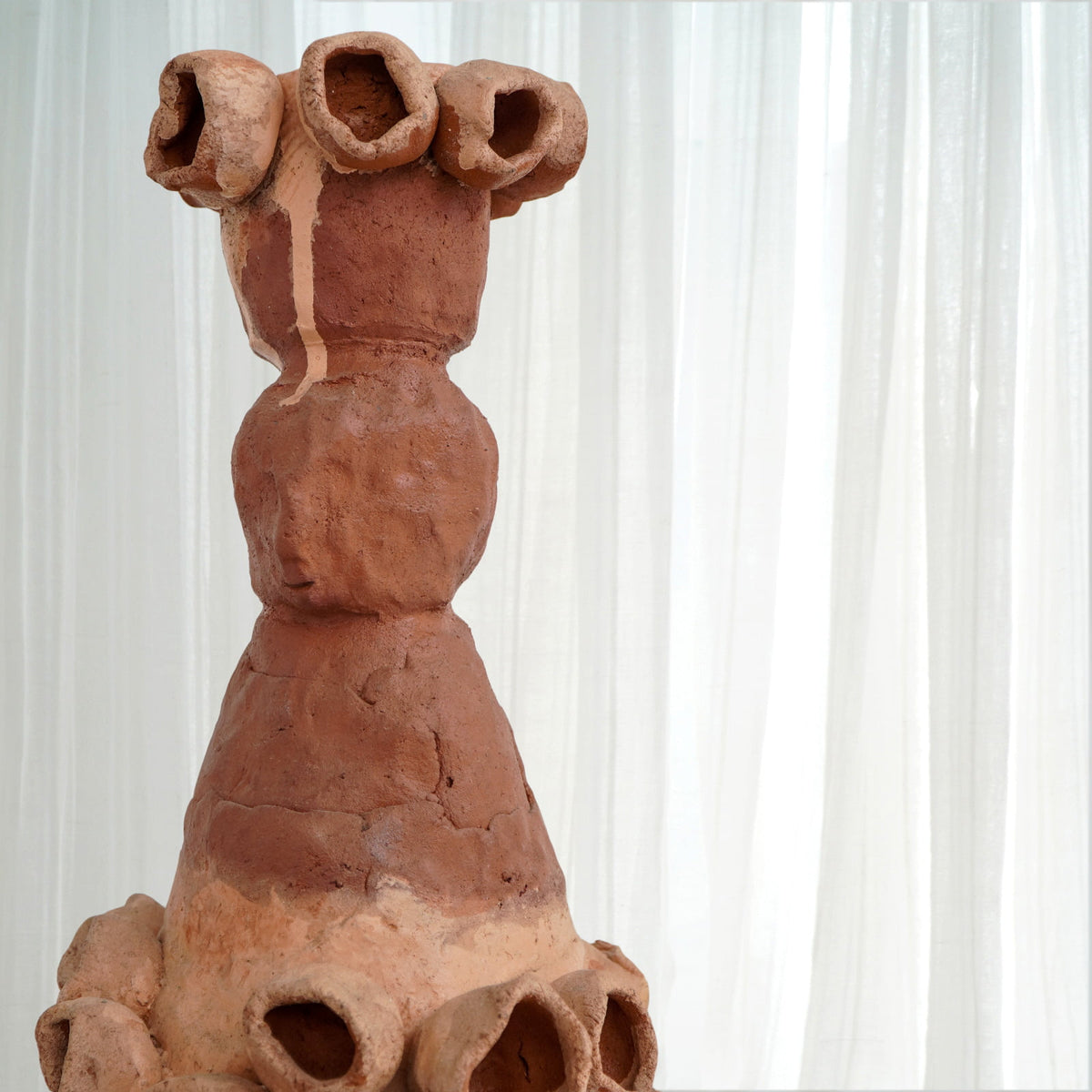 Terracotta sculpture Kalifa Lady – boho decor, handwoven and handmade in Bali