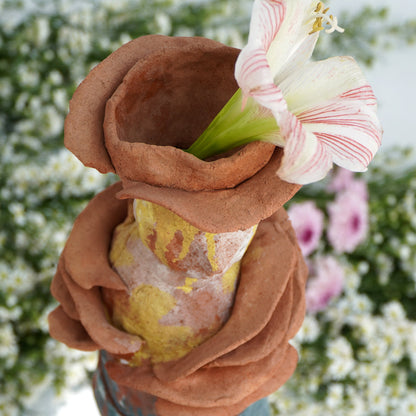Terracotta sculpture – Zoya Lady, natural natural materials in boho style