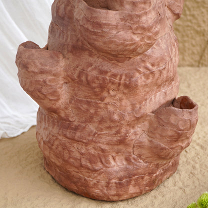 Kizia pot in natural materials – boho decor by BaliSouk