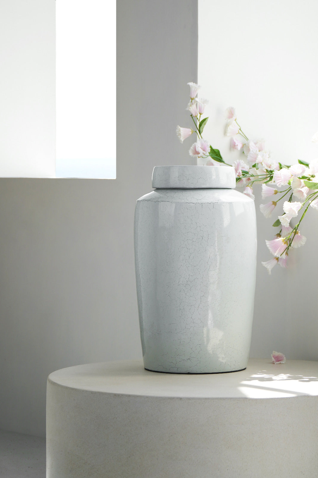 Bali Furniture – Mateo Vase With Lid – Mateo Vase With Lid brings a refined Bal