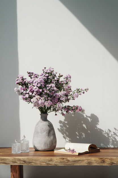 Handmade terracotta vase – the Carmel, boho decor made in Bali
