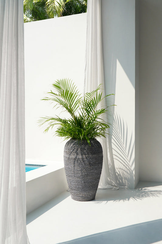 Boho terracotta vase Molly, handcrafted in Bali for the home