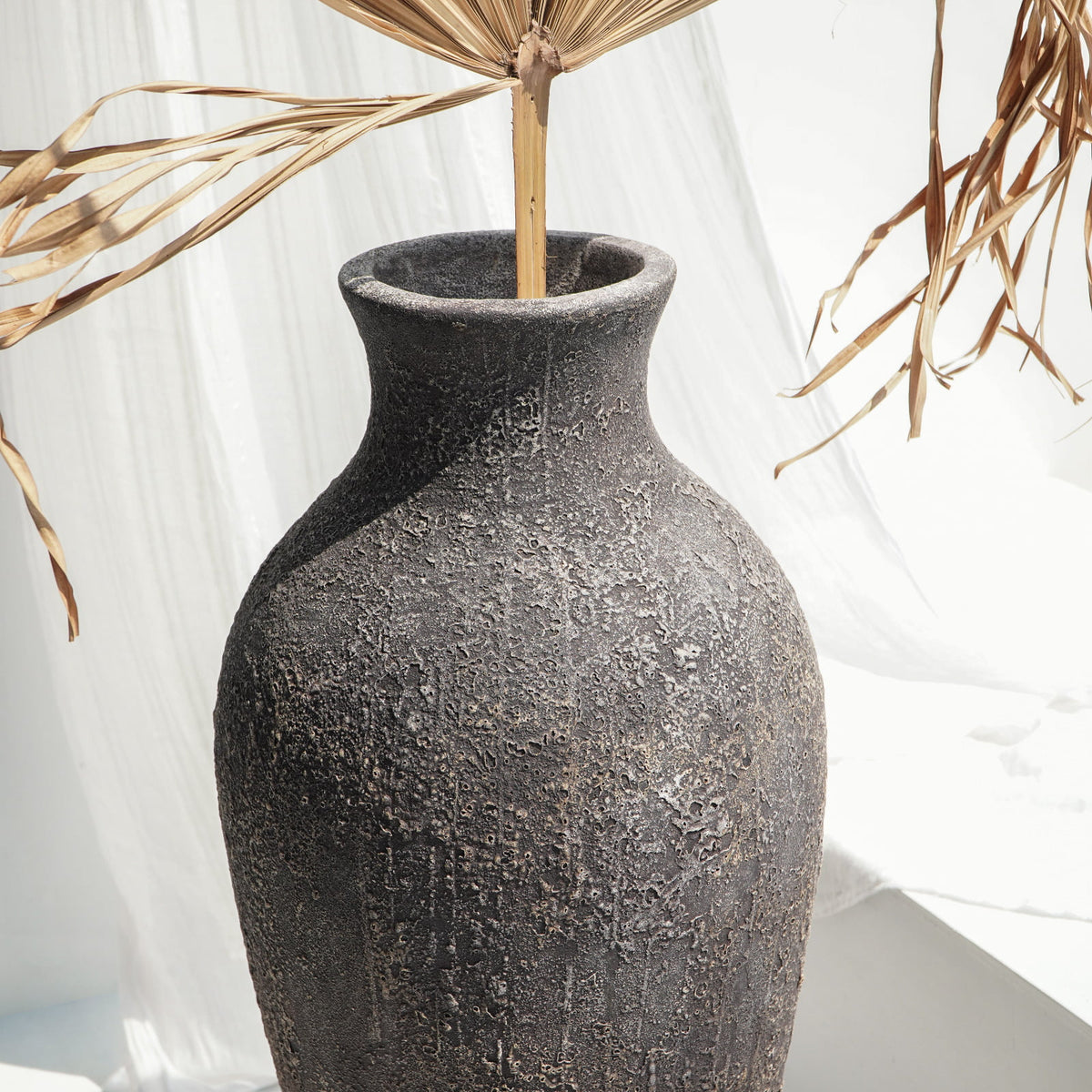 Terracotta vase – Cady, natural natural materials in boho style