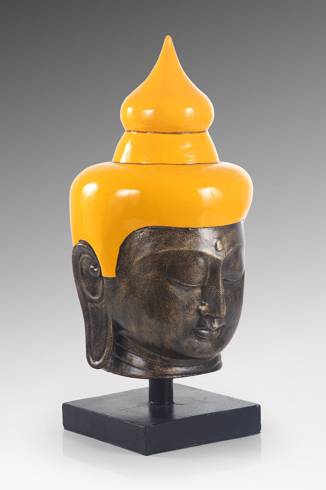 Buddha Head On Stand Medium
