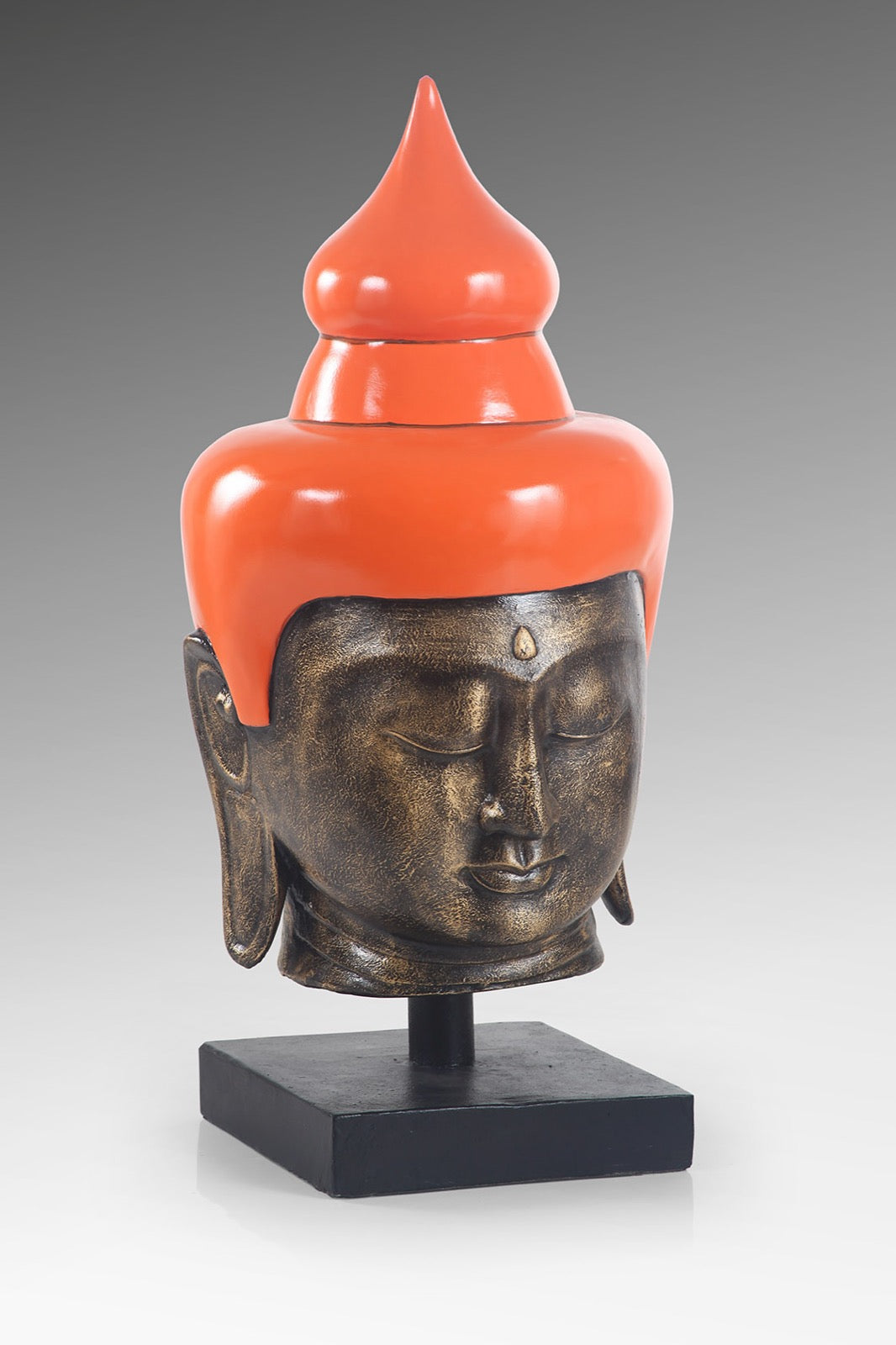 Buddha Head On Stand Medium