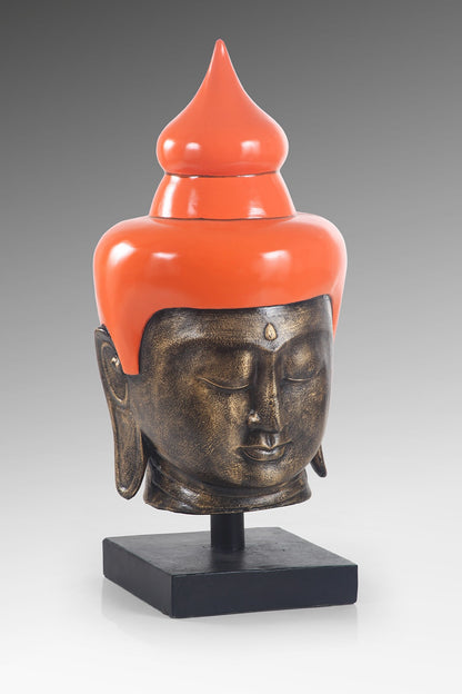 Buddha Head On Stand Medium