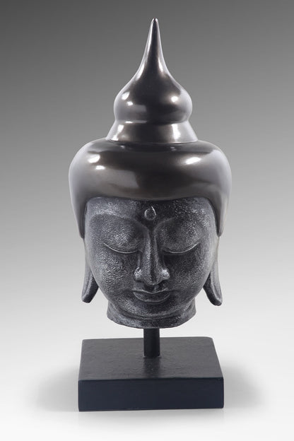Buddha Head On Stand Medium