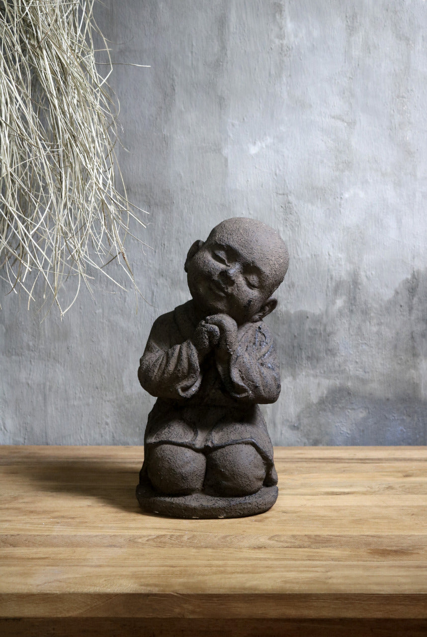 Resin sculpture Buddha Graceful – boho decor handcrafted in Bali by BaliSouk
