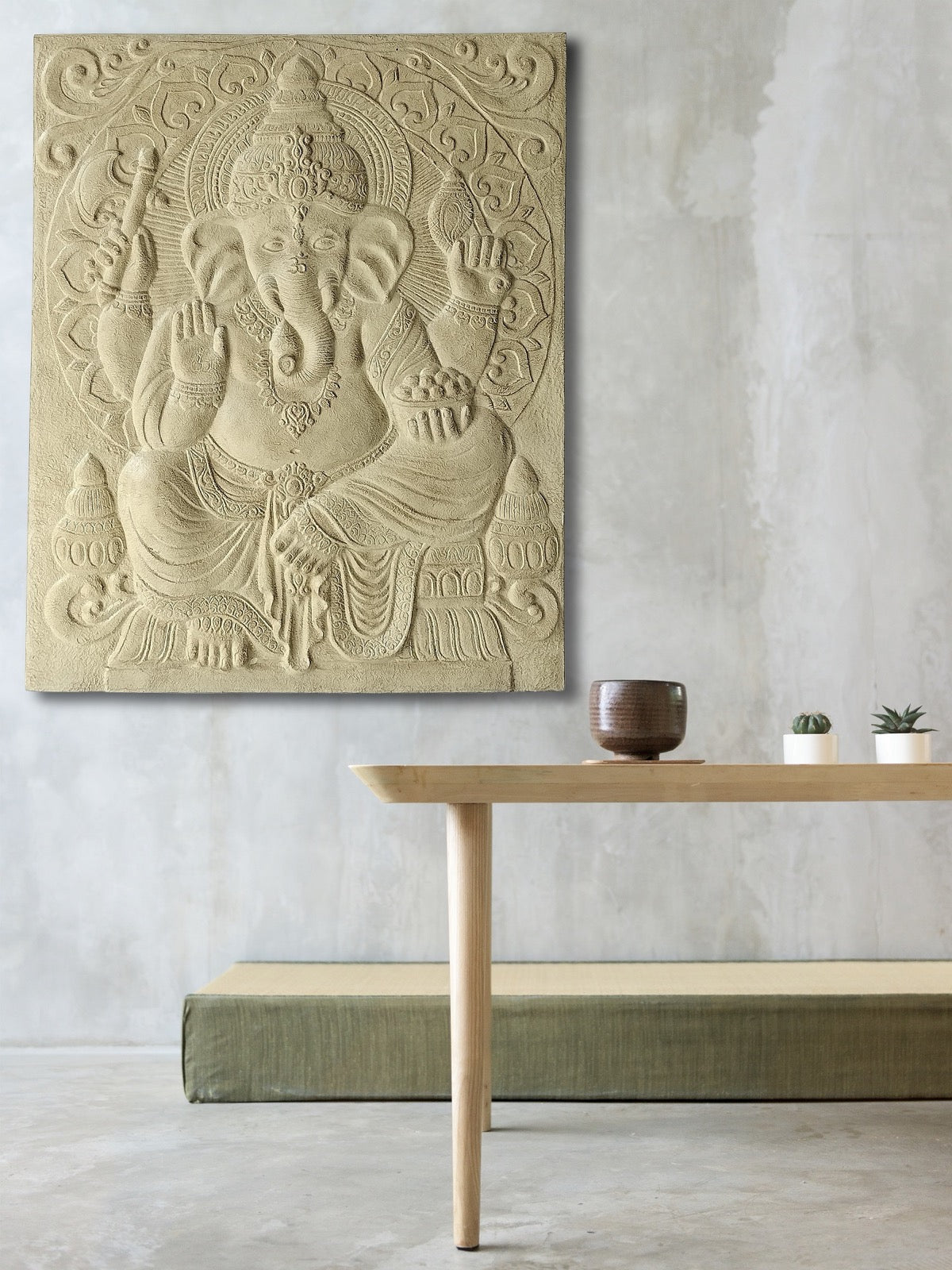Ganesha wall decoration by BaliSouk – boho decor made in Bali
