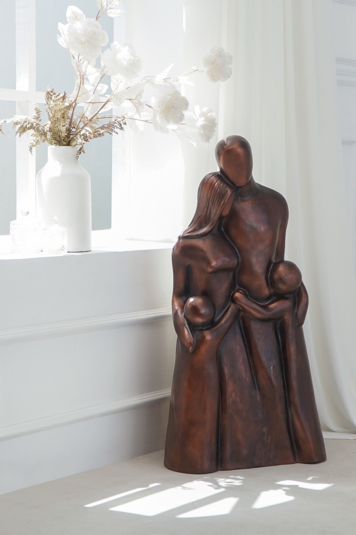 Cemara Family Abstract Statue Large