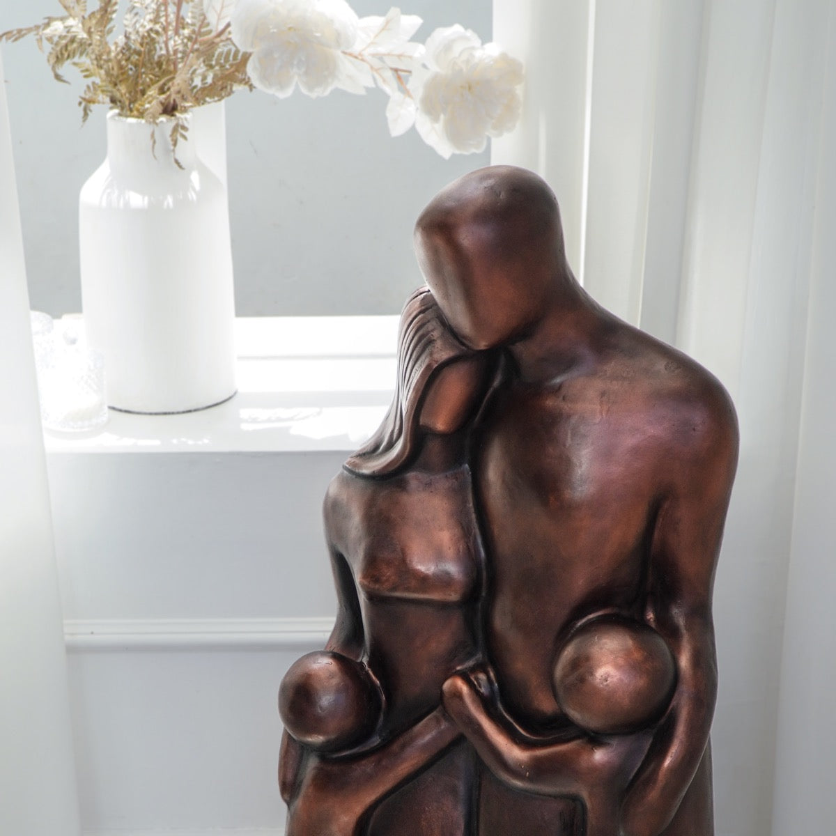 Cemara Family Abstract Statue Large