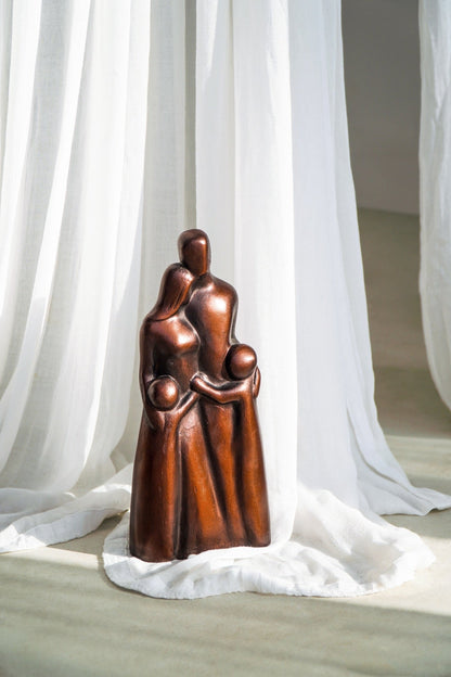 Cemara Family Abstract Statue Small