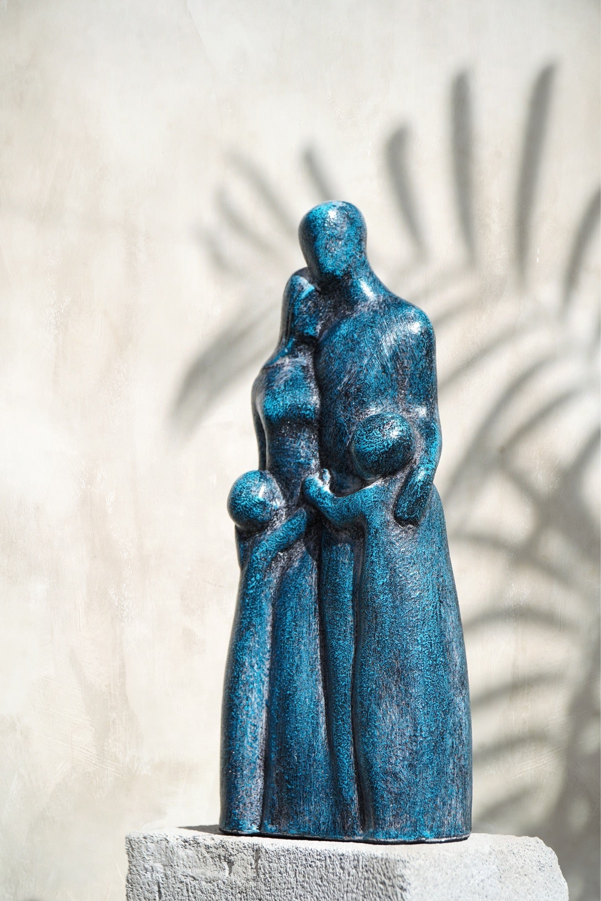 Cemara Family Abstract Statue Small