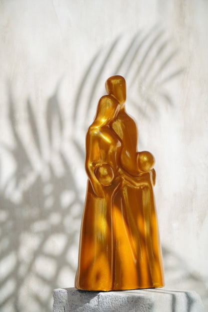 Cemara Family Abstract Statue Small