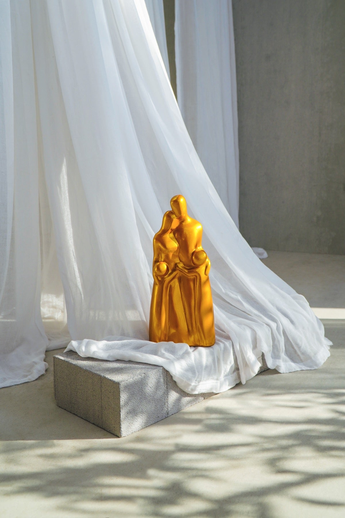 Cemara Family Abstract Statue Small