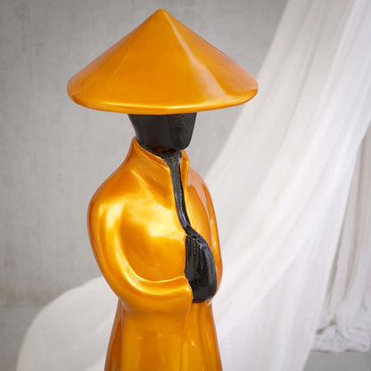 Bali Furniture – Chinese Hat Figure Male - Left – The Chinese Hat Figure Male - Left bring