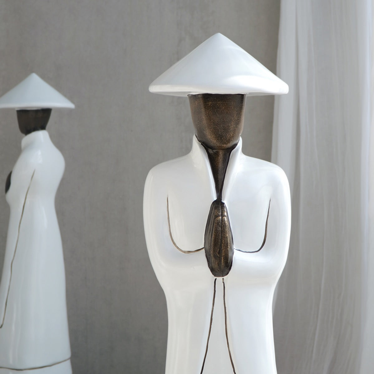 Chinese Hat Figure Female - Right