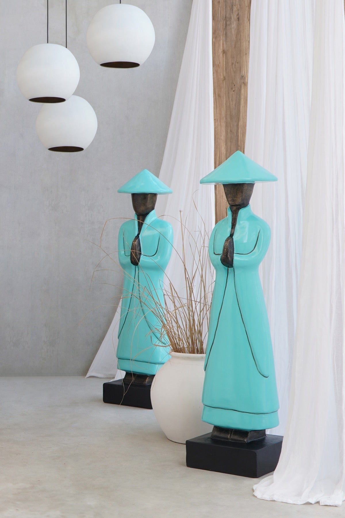 Bali Furniture – Chinese Hat Figure Male - Left