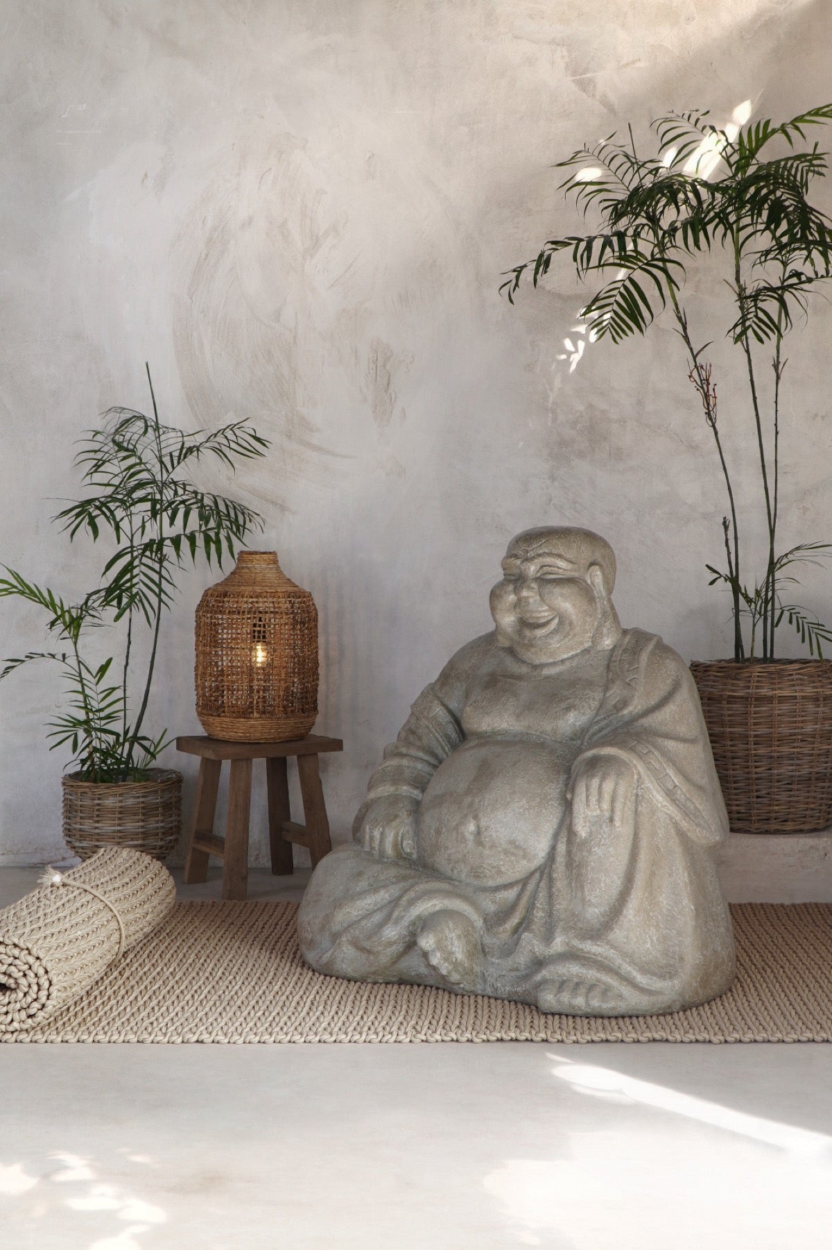 Happy Buddha Sitting